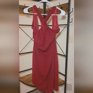 Decode Elegant Red Sleeveless Dress